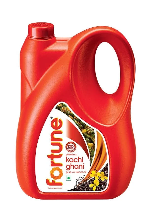 Fortune Premium Kachi Ghani Pure Mustard Oil - 5 Ltr