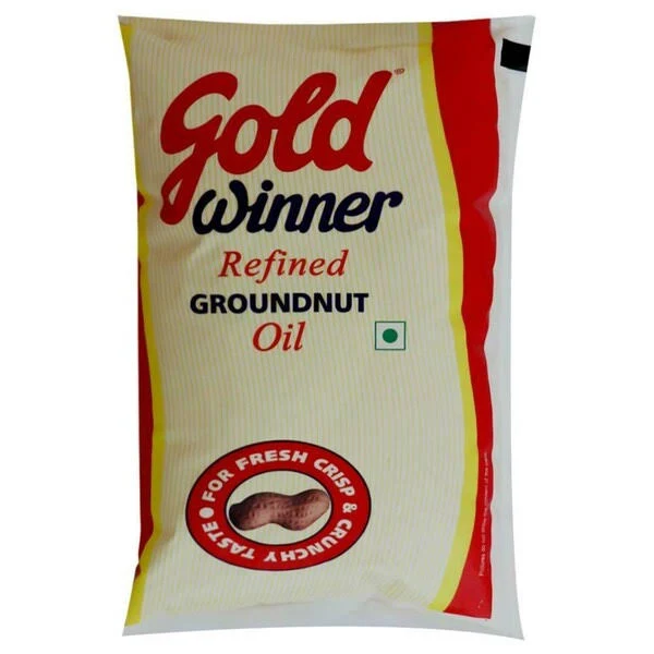 Gold Winner Refined Groundnut Oil 1Ltr