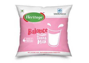 Heritage Double Toned Milk - 500ml