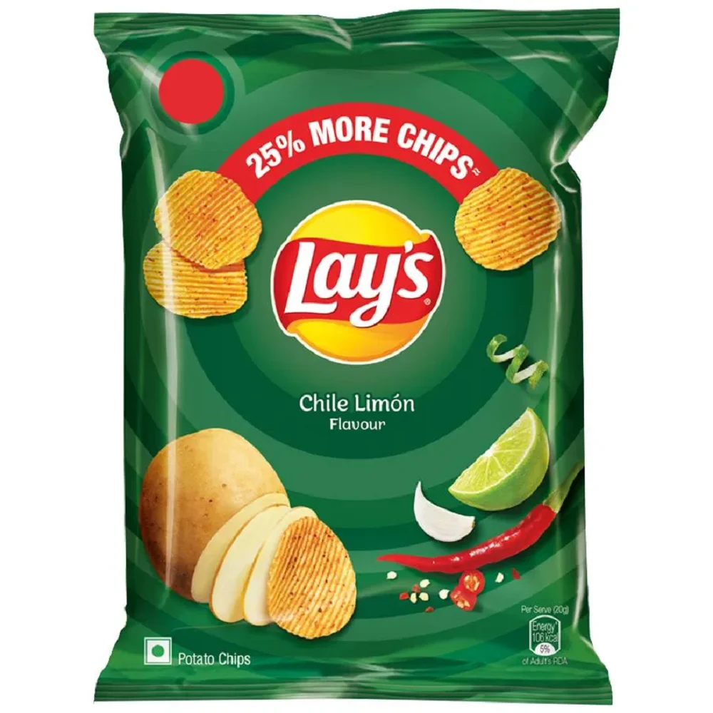 Lays Chile Limon Flavour Potato Chips 15g Pouch