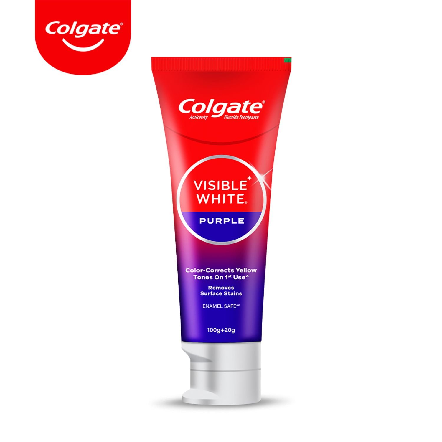 White Purple Toothpaste